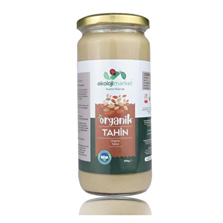 Ekoloji Market Organik Tahin 500 gr - 4 Adet