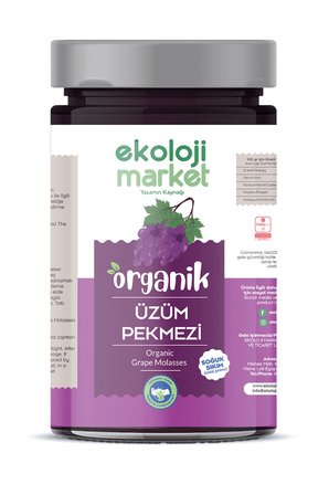 Organik Soğuk Sıkım Üzüm Pekmezi 640 Gr.