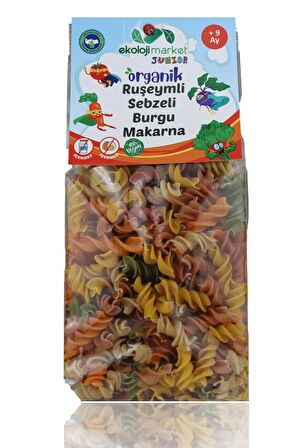 Organik  Ruşeymli Sebzeli Bebek Makarnası Burgu 250 Gr ( Süt ve Yumurta İçermez)