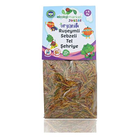 Organik Bebek Ruşeymli Sebzeli Tel Şehriye 250 gr - Bebek Makarnası