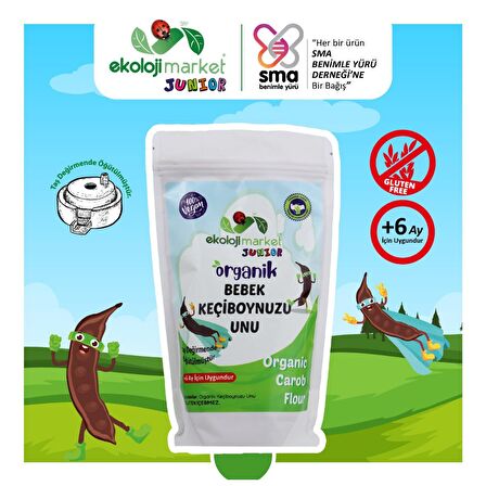 Organik Bebek Keçiboynuzu Unu 250 gr