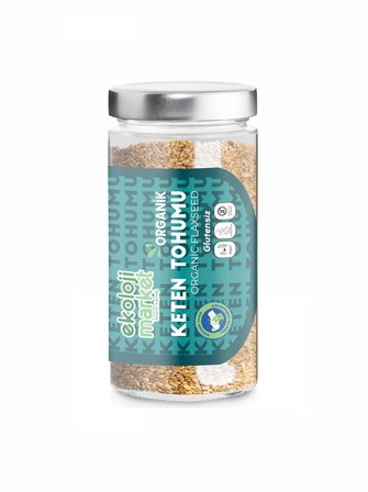 Organik  Kavanoz Keten Tohumu 300 Gr.