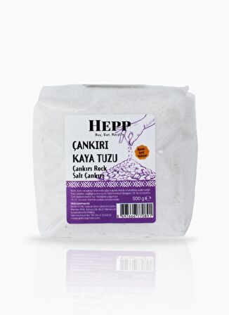 Hepp Çankırı KayaTuzu Öğütülmüş 500gr