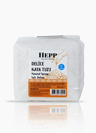 Hepp Delice Kaya Tuzu Öğütülmüş 500gr