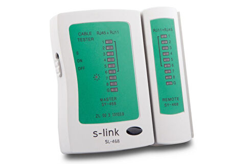 S-Link SL-468 RJ-45,RJ-11 Lüks Kablo Test