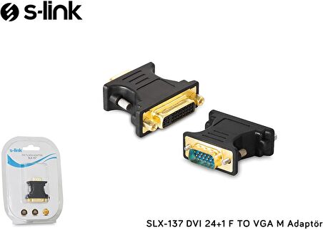 SLX-137 DVI 24+1 F TO VGA M ADAPTÖR