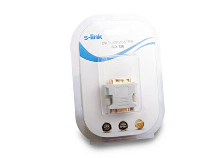 S-link SLX-136 DVI 24+5 M TO VGA F Adaptör