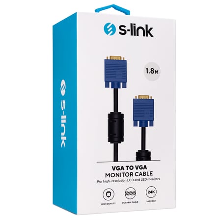 S-Link Slx-172 Vga M-M 1.8 Metre Monitör Kablosu