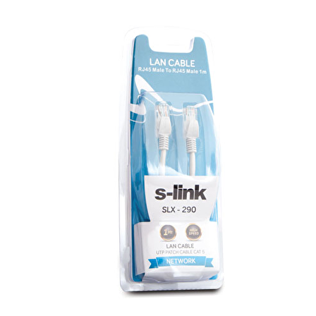 S-Link Slx-290 1M Patch Utp Cat5e Kablo