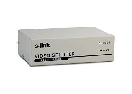 S-LINK SL-2504 4'LÜ  EKRAN (VGA) COKLAYICI 250Mhz