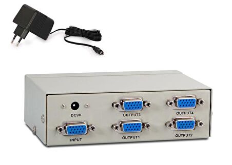 S-LINK SL-2504 4'LÜ  EKRAN (VGA) COKLAYICI 250Mhz