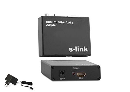 S-link SL-VHC11 Vga To Hdmı Dönüştürücü Adaptör