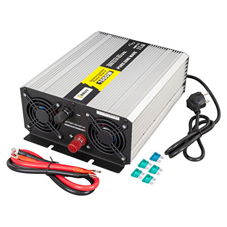 Orbus TSI1000w 12 Volt 1000 Watt Tam Sinüs Şarjlı İnverter 12V-220V Dönüştürücü Çevirici