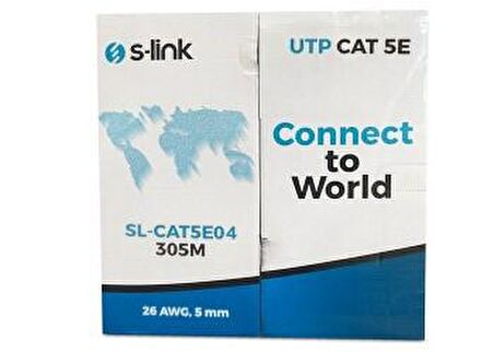 S-link SL-CAT608 305mt Utp Cat6 Kablo 24awg