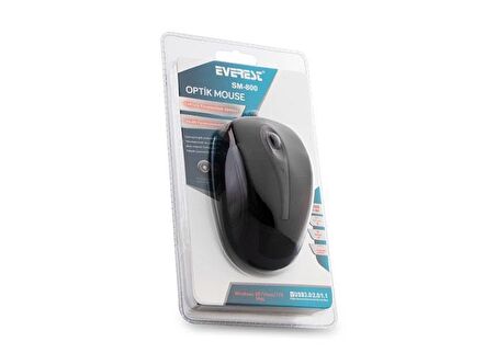 EVEREST SM-800 KABLOLU USB SiYAH MOUSE