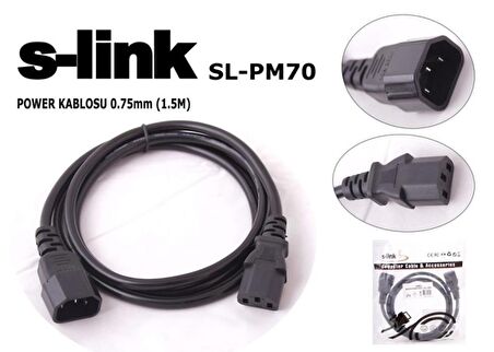 S-LINK SL-PM70 1.5MT 0.75MM POWER ARA KABLOSU