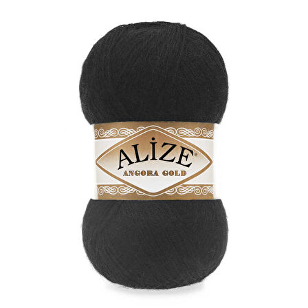 ALİZE ANGORA GOLD 60 SİYAH 1 ADET