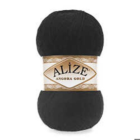 ALİZE ANGORA GOLD 60 SİYAH 1 ADET