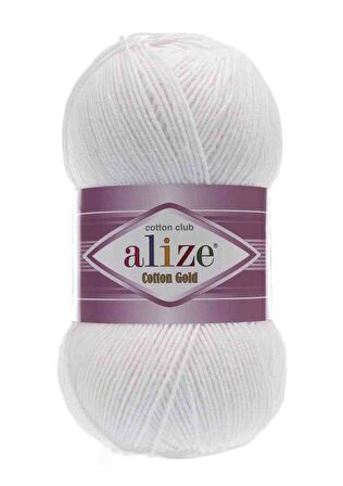 Alize Cotton Gold El Örgü İpi Beyaz 055