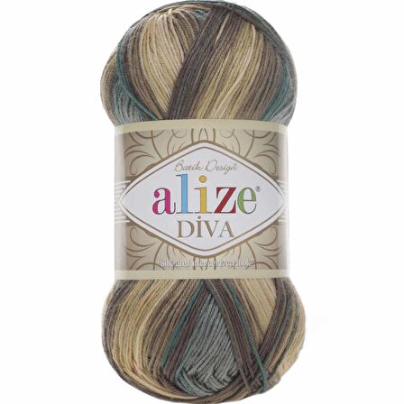 Alize Diva Batik El Örgü İpi 3307