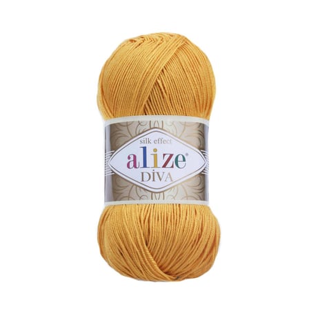 Alize Diva El Örgü İpliği - 488 Zerdeçal