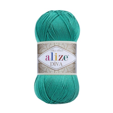 Alize Diva El Örgü İpliği - 610 Yeşil