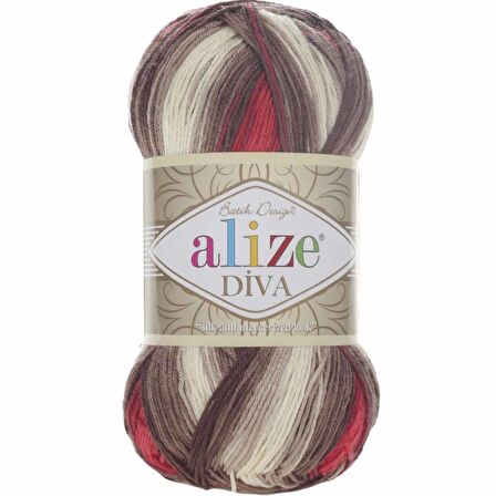 Alize Diva Batik El Örgü İpi 4574