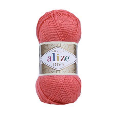 Alize Diva El Örgü İpliği - 661 Nar Çiçeği