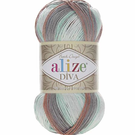 Alize Diva Batik El Örgü İpi 5550