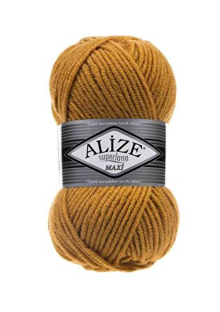 Alize Superlana Maxi El Örgü İpi Safran 002