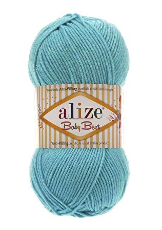 Alize Baby Best El Örgü ipi Turkuaz 287