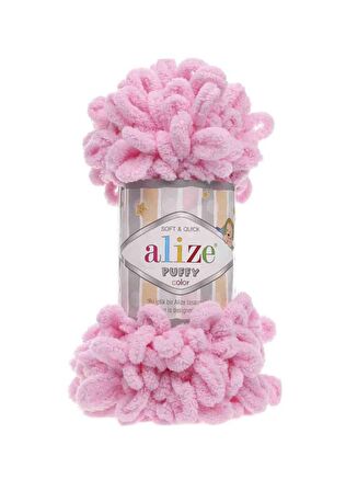 Alize Puffy El Örgü İpi Pembe 185