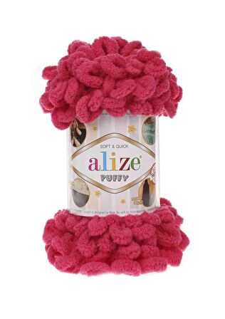 Alize Puffy El Örgü İpi Fuşya 149