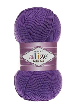 Alize Cotton Gold El Örgü İpi Mor 044