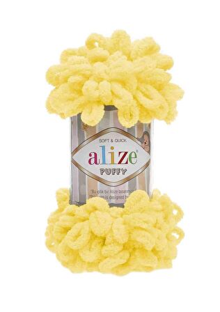 Alize Puffy El Örgü İpi Sarı 216