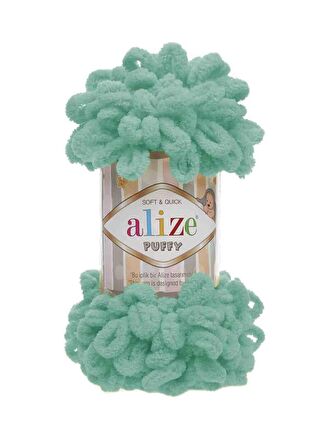 Alize Puffy El Örgü İpi Mint 490