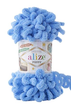 Alize Puffy El Örgü İpi Mavi 289