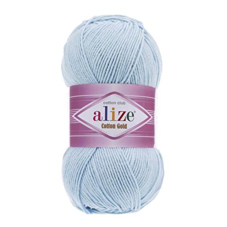 Alize Cotton Gold El Örgü İpliği - 513 Bebe Mavi