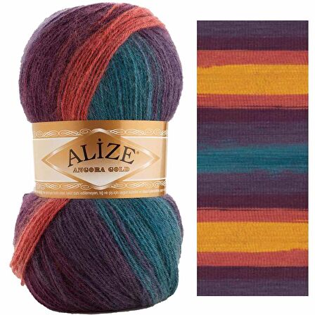 Alize Angora Gold Batik El Örgü İpi 7563