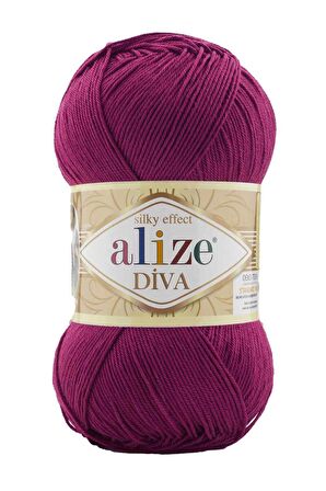 Alize Diva El Örgü İpi Fuşya 326