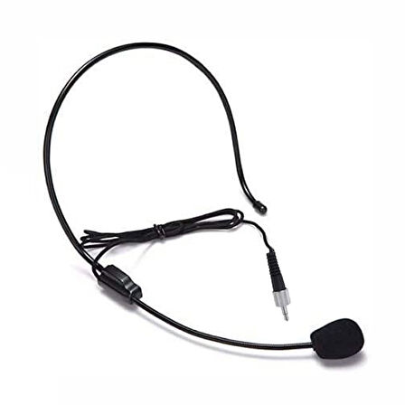 Osawa OSW W-2 Kablolu 3.5 Mm Vidalı Headset Telsiz Kafa Mikrofonu Müşteri Temsilcisi Mikrofonu