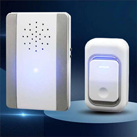 Ayt Powermaster Çift Kumandalı Tek Alıcılı 25 Melodili Kablosuz Kapı Zili 100 Metre Çekim Mesafesi