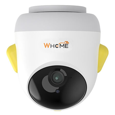 Ayt Whome Yapay Zeka Destekli 360 Derece Gece Görüşlü Sarı Wifi Bebek Kamera Güvenlik Kamerası