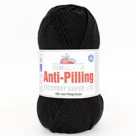 Himalaya Everyday Super Lux Anti Pilling El Örgü İpliği - 73430 Siyah