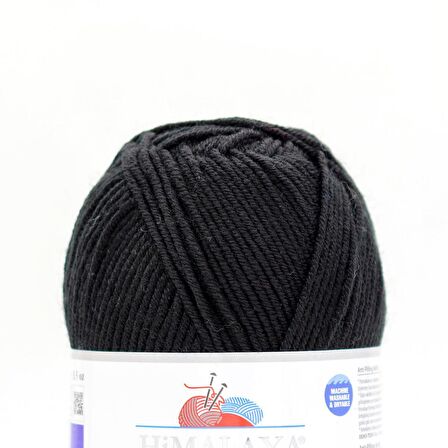 Himalaya Everyday Super Lux Anti Pilling El Örgü İpliği - 73430 Siyah