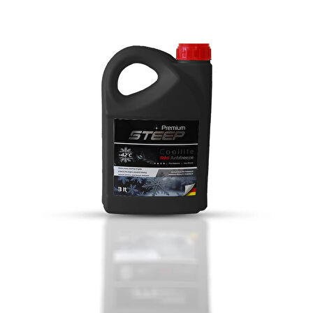 STEEP Coollife Antifriz -42 Derece Kırmızı 3 Lt