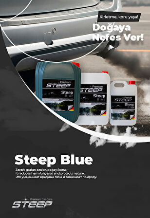 STEEP BLUE 5 LT AUS32 Üre Solüsyonu Euro4/Euro5/Euro6 (SCR Sistemi Olan Araçlar İçin)