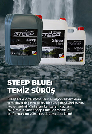 STEEP BLUE 5 LT AUS32 Üre Solüsyonu Euro4/Euro5/Euro6 (SCR Sistemi Olan Araçlar İçin)