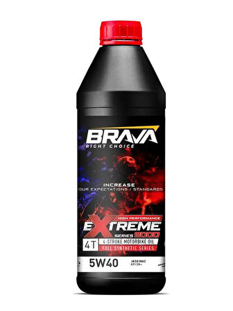 Brava Extreme 9000 4T 5W40 Tam Sentetik Yağ