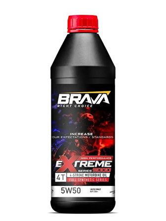 Brava Extreme 9000 4T 5W50 Tam Sentetik Yağ